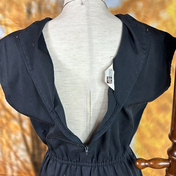 Vintage Sears black dress medium ribbon trim - Picture 7 of 11